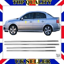 Chrome Windows Lower Trim 4pcs S.STEEL Vauxhall Opel VECTRA C HB-SALOON 2002-UP