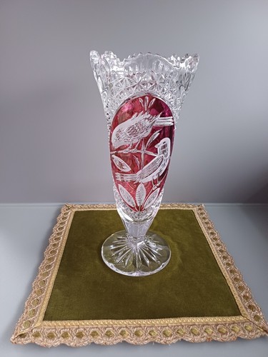 Hofbauer red bird - hofbauer, vase