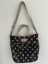 Cath Kidston Dark Grey Spotted Cross Body Bag with Adjustable Strap