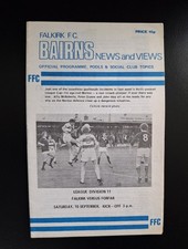 Falkirk V Forfar 10 Sept 1977
