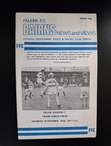 Falkirk forfar sept 1977 - falkirk, 10