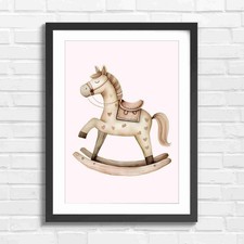 Whimsical wooden rocking horse - whimsical,