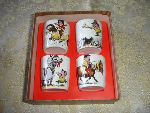 Vintage thelwell egg cups - vintage,