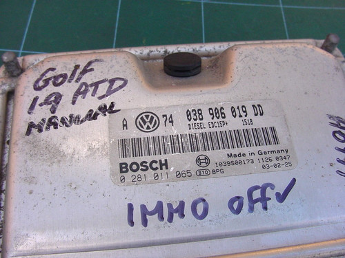 Immo off mk4 vw - --immo, 1.9