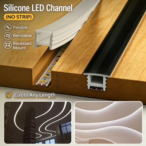 Flexible led strip channel - flexible,