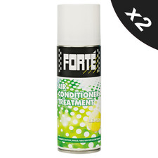 2x FORTE Air Con Bomb Car Air Conditioning Cleaner Treatment (Lemon) - 200 ml
