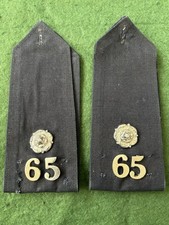 Old Obsolete Lancashire Constabulary Rank Slides.