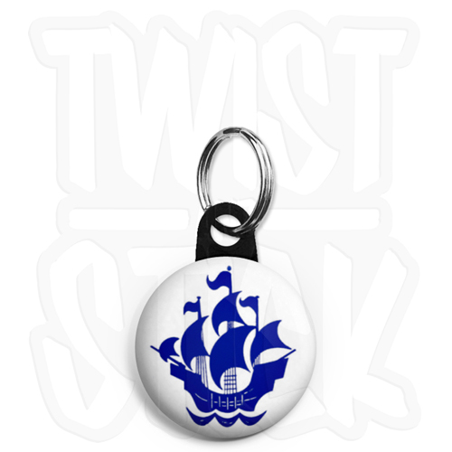 Blue peter badge 25mm - blue,