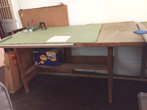 Vintage mayline drafting table - mayline,