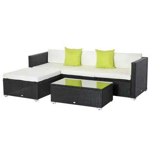 White rattan garden - rattan,