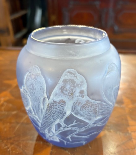 Rene lalique pigeons - pigeons, vase
