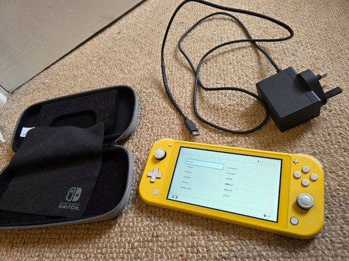 Nintendo switch lite yellow - switch,