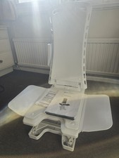 Drive Bellavita Bath Lift Bathlift Reclining Chair Folds Flat White CUSHIONS DMG