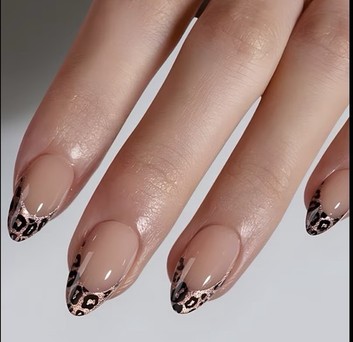 24pcs press nails - press-on, nude