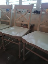 6 X Cream Cross Back Dining