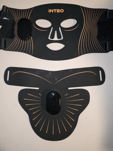 Inteo red light therapy mask - red,