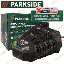 Parkside 20V 4.5A Fast Battery Charger - 2Ah 4Ah X20V Team Series Cordless Tool