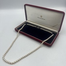 Mikimoto Cultured Pearl 925 Sterling Silver Clasp Necklace Vintage 62cm (29g)