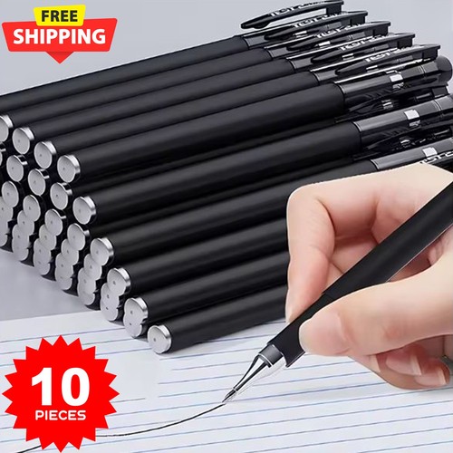 Black gel pens fine 0 - x,