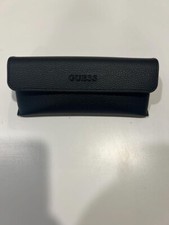Black GUESS Case For Glasses With Polishing Cloth
