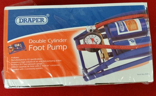 Draper double cylinder foot - draper,