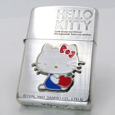 Hello Kitty Metal Zippo Oil