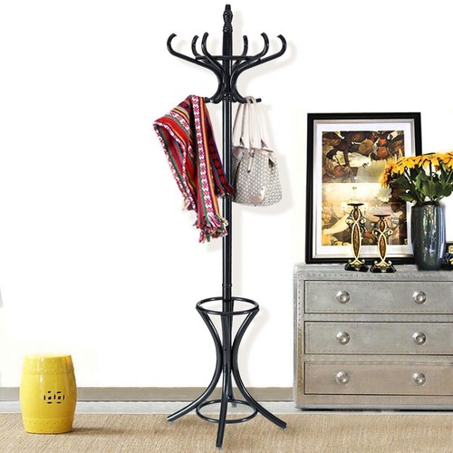 Free standing hallstand - hallstand, wooden