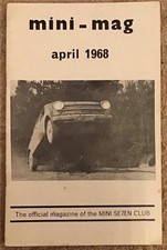 MINI-MAG APR 1968 Official Magazine of the Mini Se7en Club