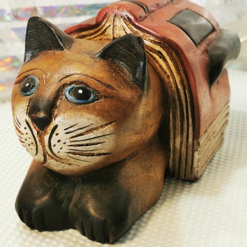 Large hardwood hand carved - hardwood,