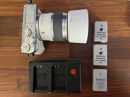 Rare white nikon compact - j5,