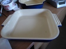 Le Creuset navy blue baking
