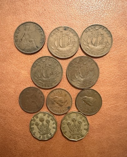 Predecimal coin lot - predecimal,