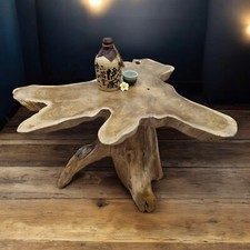 Wood Side Table Tree Slice