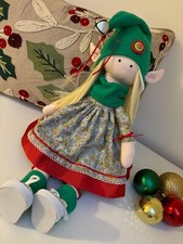 Tilda Christmas elf doll