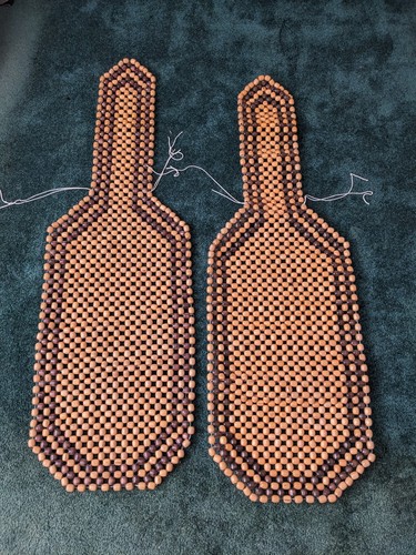 Vintage retro 70s style wooden - retro,