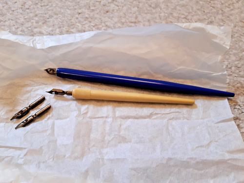 Vintage calligraphy dip pens - vintage,