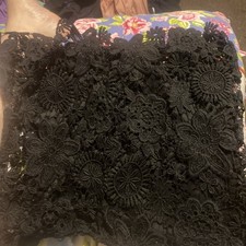 Primark Black Lace Flower