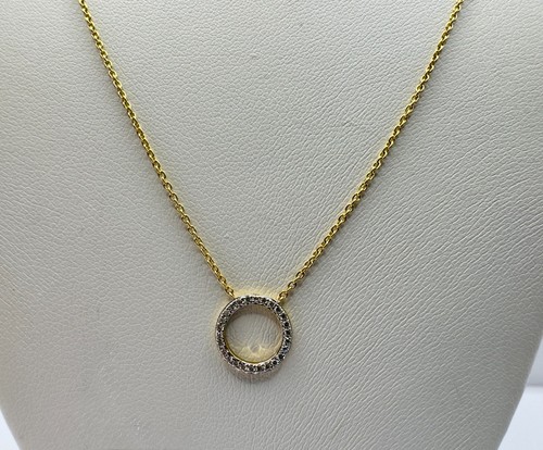 18ct gold chain circular - 18ct,