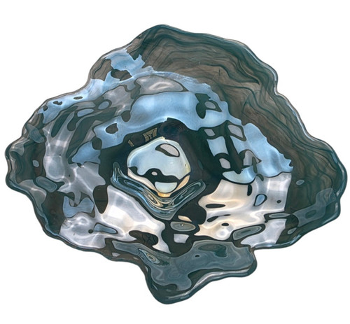 Akcam art glass oyster - akcam, turkish
