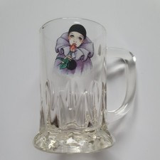 Vintage Retro 80s Pierrot Sad