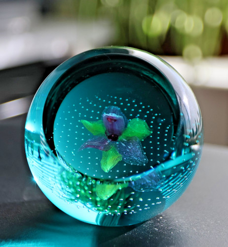 Caithness glass paperweight - paperweight,