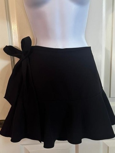 Zara mini skort womens black - mini,