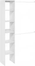Fano White Closet Organizer