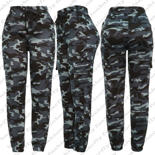 New ladies cargo camouflage - new,