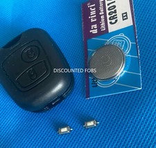 2 Button Remote Key Fob Case CITROEN SAXO XSARA PICASSO BERLINGO Push Fit Blade