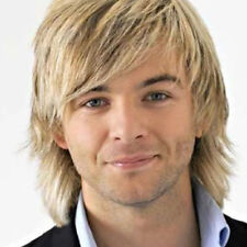 Men Wig light blonde Toupee