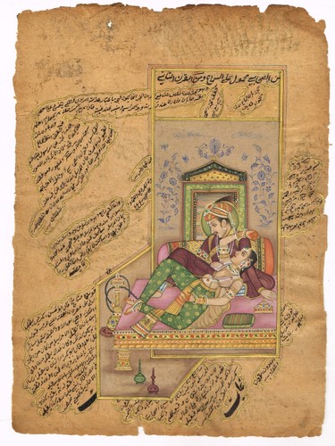 Mogul painting emperor - painting, of