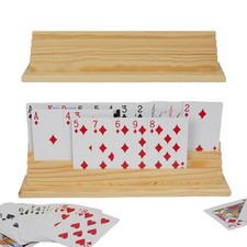 Spruce Playing Card Deck Holder - Poker Party Base Stand Rack UNO Game Games