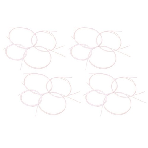 16pcs white nylon ukulele - 16pcs,