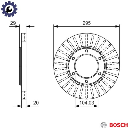 Brake disc 986 479 u33 - 2x,